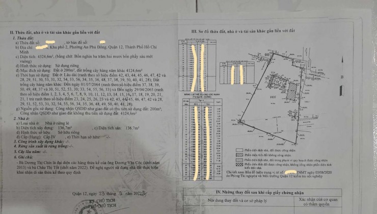 Bán đất Vườn Lài Phường An Phú Đông Quận 12, nở hậu, giá chỉ 9x tỷ